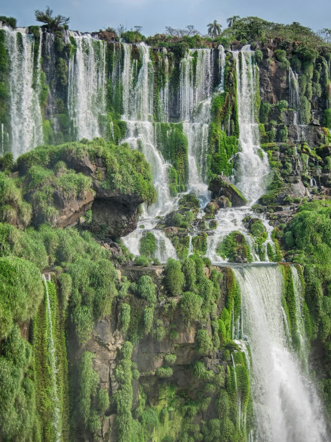 Curtains of water at the Devil's Throat