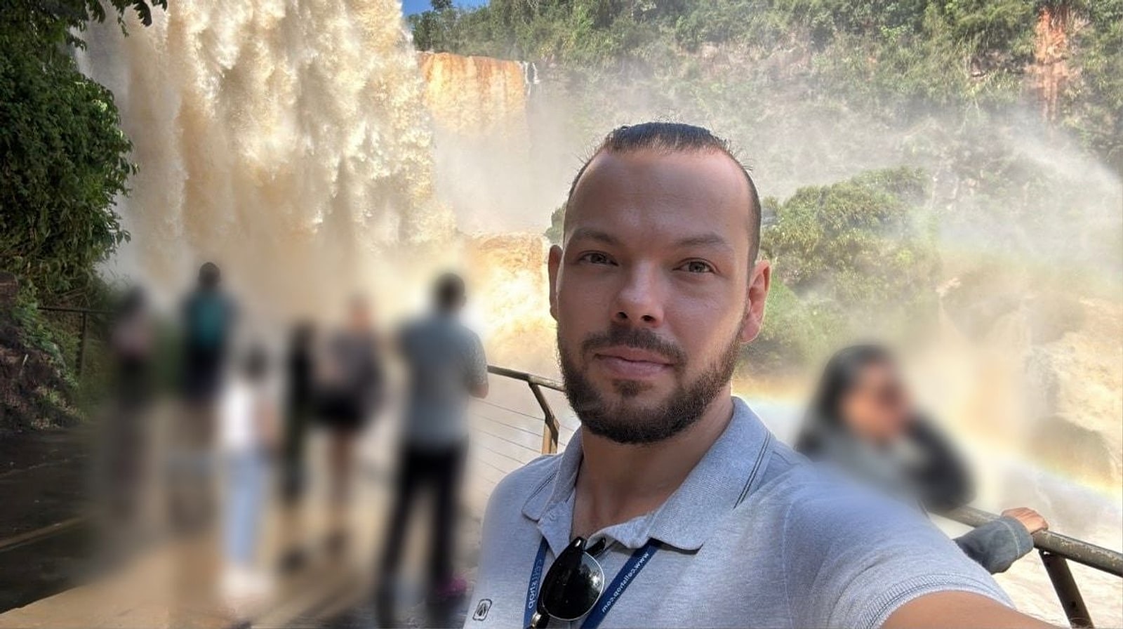 Douglas Carvalho Albino at Iguazu Falls